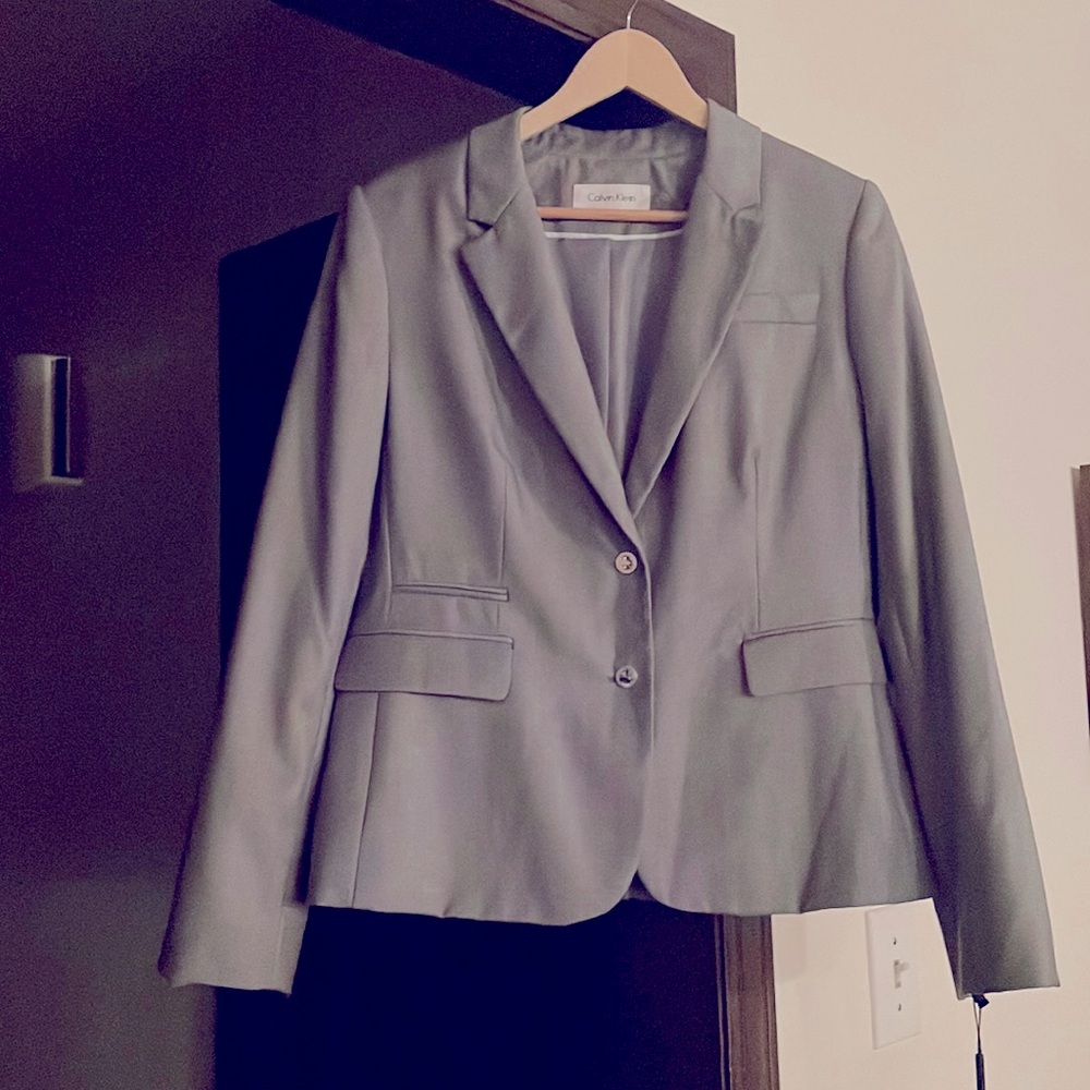 Grey Calvin Klein blazer